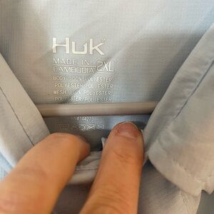 Huk Men's Light Blue Shirt